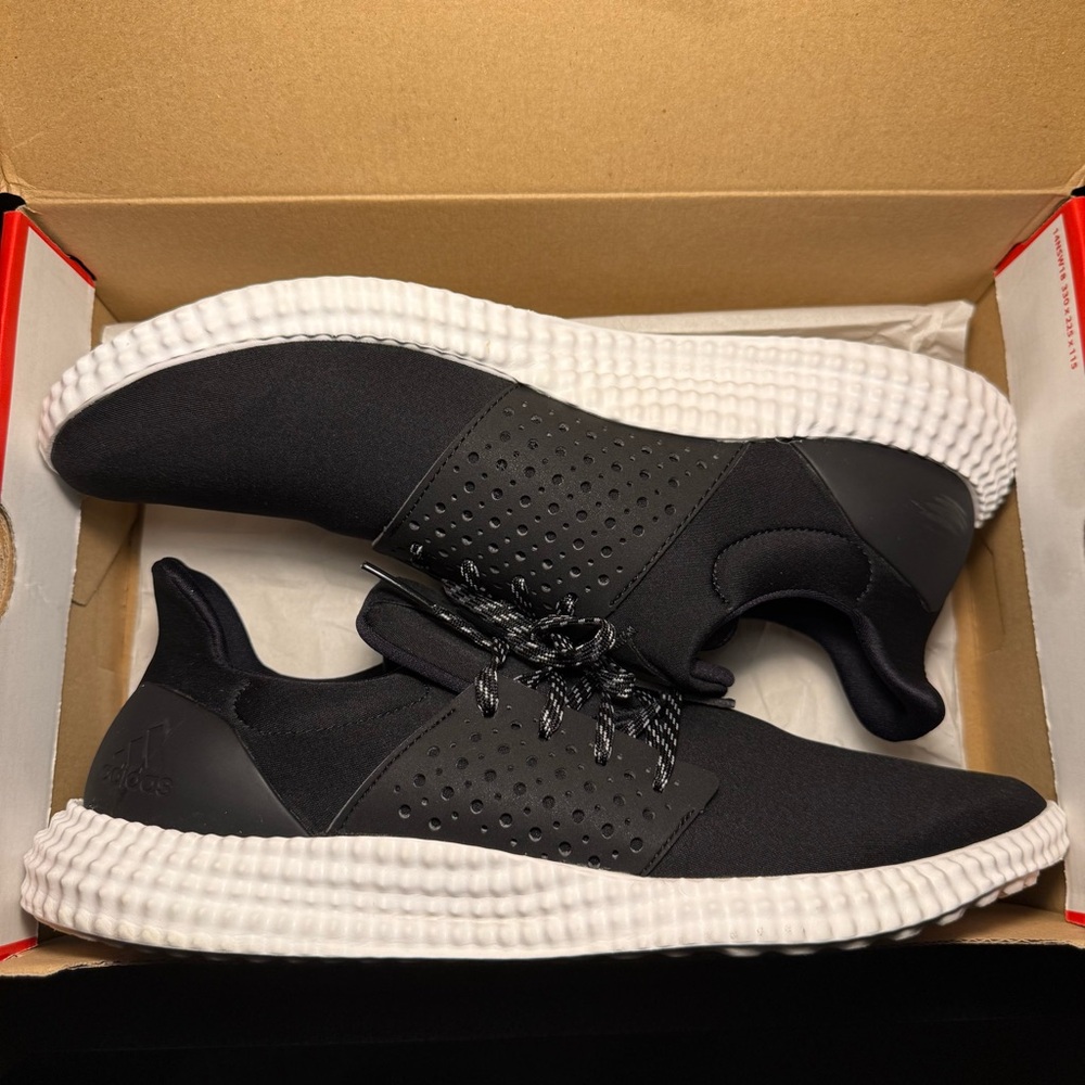 (Men’s 11.5) Adidas 24/7 Trainer Black/White running Shoes